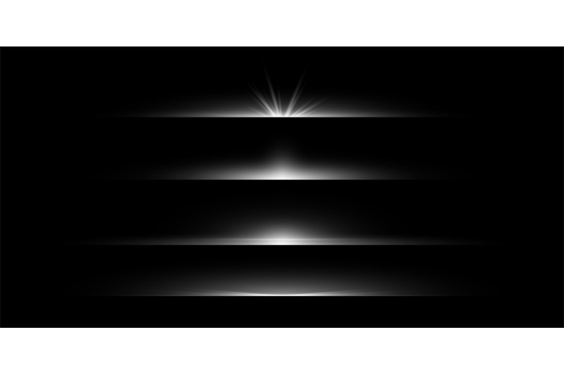 flare-line-light-dividers-glowing-borders-horizontal-beams-spotligh