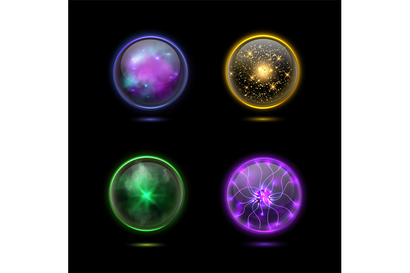 crystal-magical-orbs-glowing-energy-sphere-and-shiny-lightning-spiri