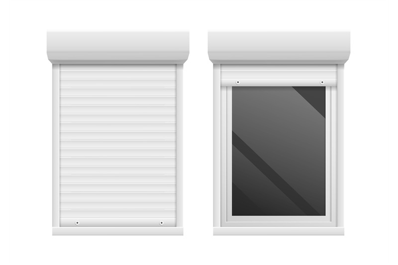 rolling-shutters-roller-blind-windows-metal-frame-open-and-closed-ja