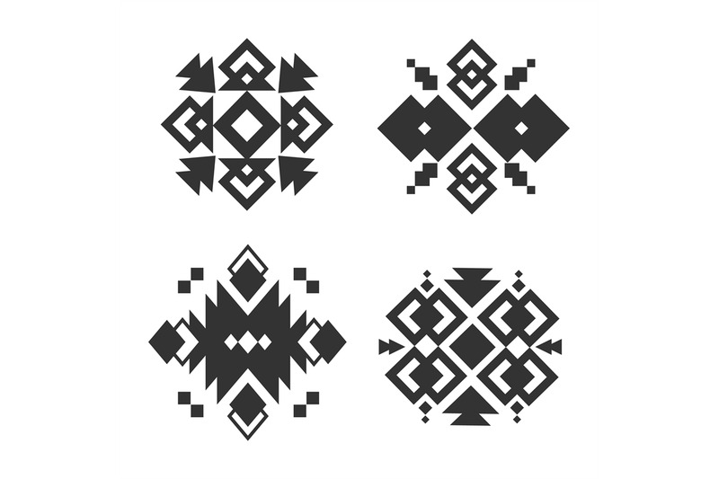 tribal-ornaments-abstract-ethnic-black-silhouette-decorative-native