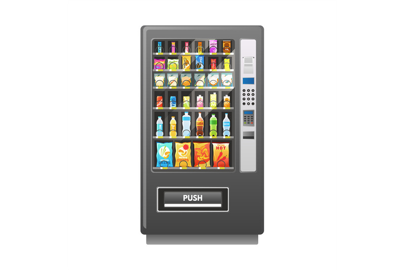 vending-machine-retail-mechanism-automatic-food-sale-buying-drinks