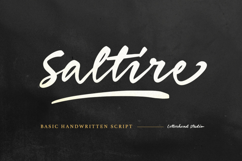 saltire-script-font