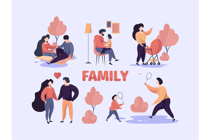 family-couples-stylized-happy-characters-parents-mother-and-father-wi