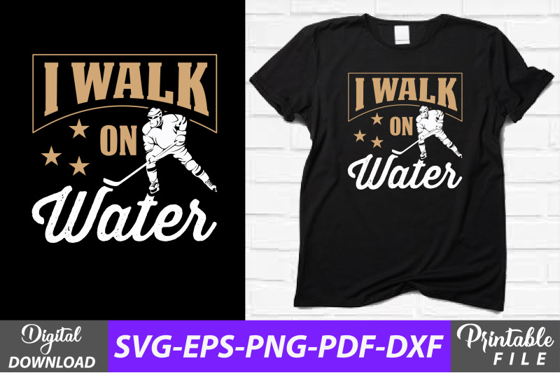 i-walk-on-water-hockey-t-shirt-design