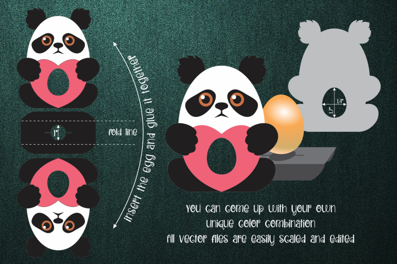 panda-chocolate-egg-holder-template-svg