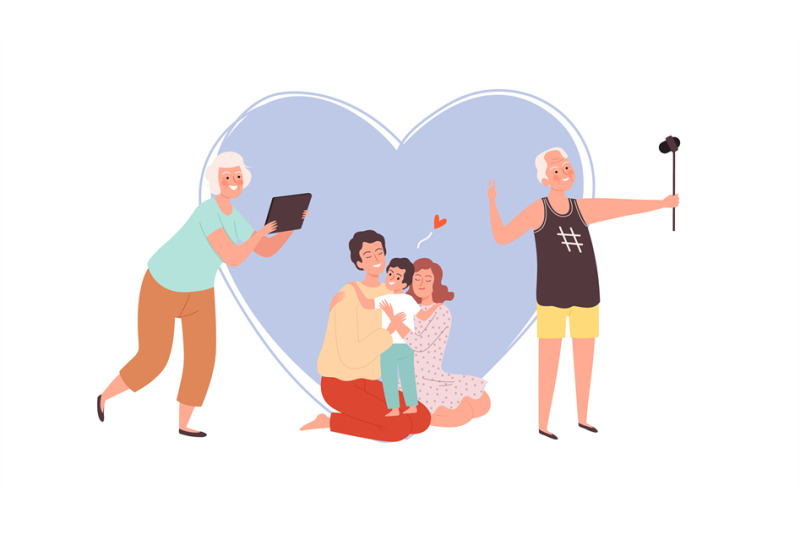 family-photo-grandparents-making-image-with-phone-and-tablet-young-p