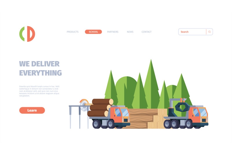 wooden-production-business-landing-web-page-with-forestry-industry-pr