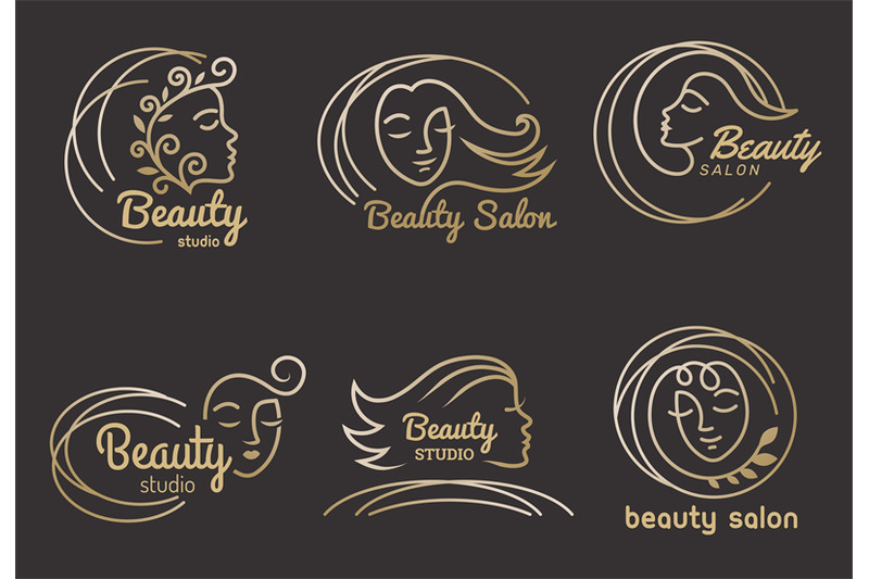 beauty-salon-logo-hairdressing-symbols-stylized-female-face-modern-re