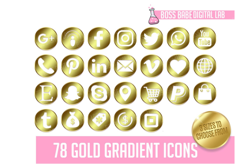 gold-gradient-icon-kit