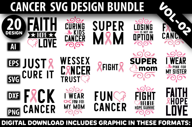 cancer-svg-design-bundle
