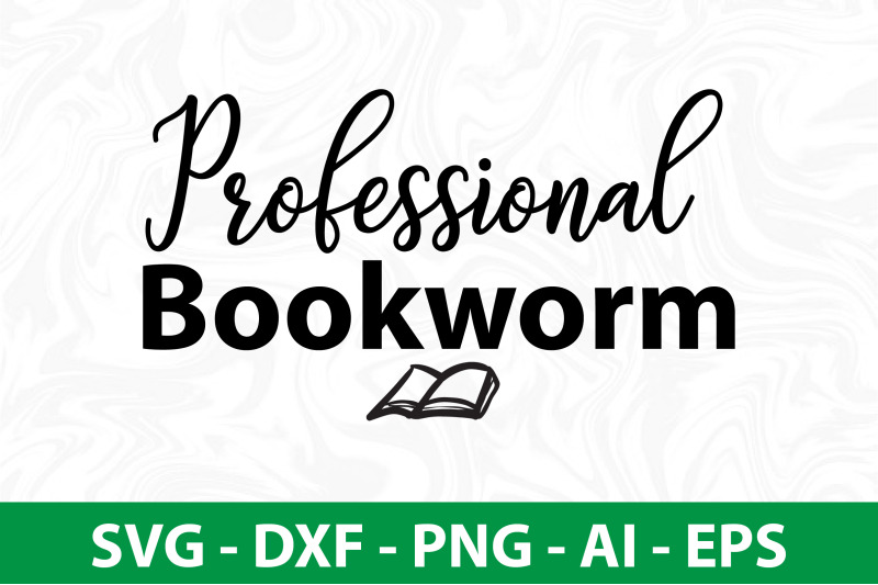 professional-bookworm-svg-cut-file