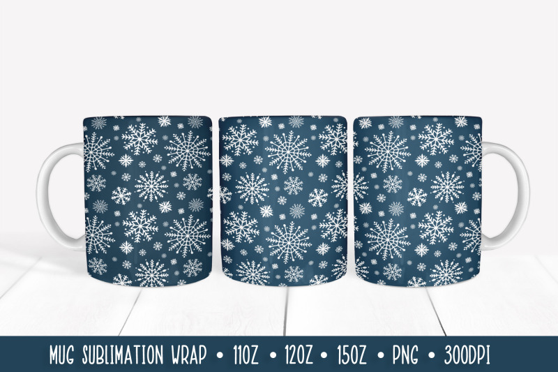 blue-winter-mug-sublimation-design-christmas-mug-wrap