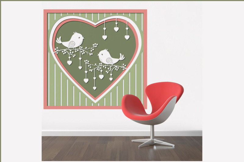 3d-greeting-card-lovebirds-papercut