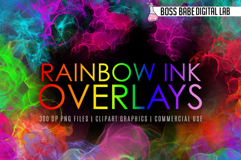 rainbow-ink-overlays