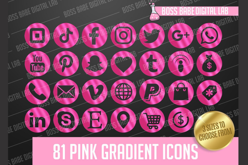 hot-pink-website-icon-kit