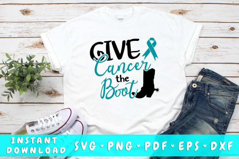 give-ovarian-cancer-the-boot-svg