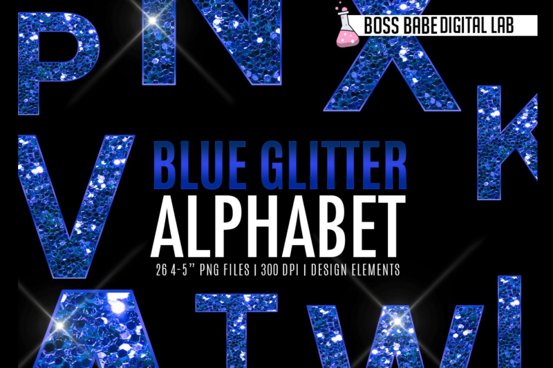 blue-glitter-alphabet-clipart