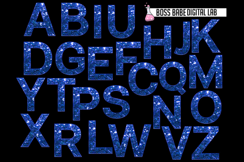 blue-glitter-alphabet-clipart