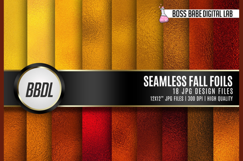 seamless-fall-colored-foil-digital-papers