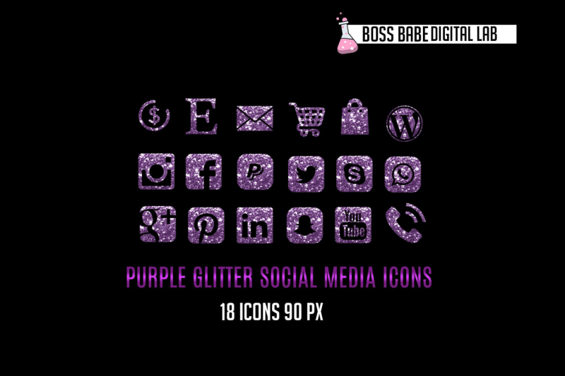 purple-glitter-website-icon-kit