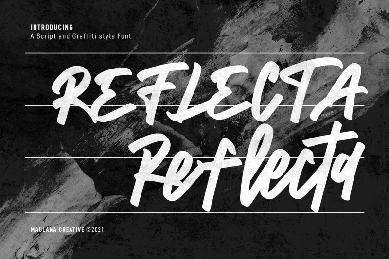 reflecta-script-graffiti-style-font