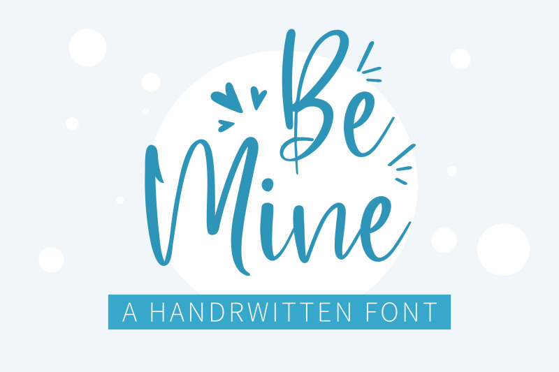 be-mine-a-handwritten-font