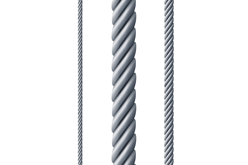 3d-different-steel-rope-set-vector