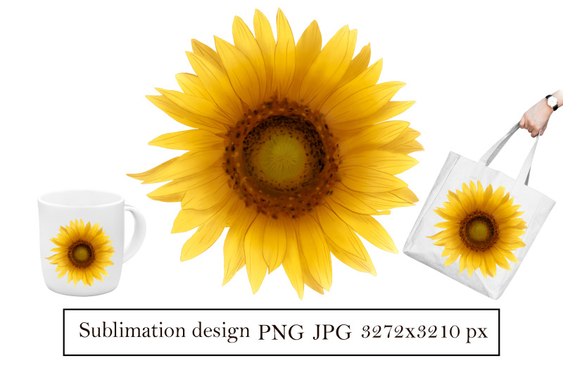 sunflower-sublimation-png