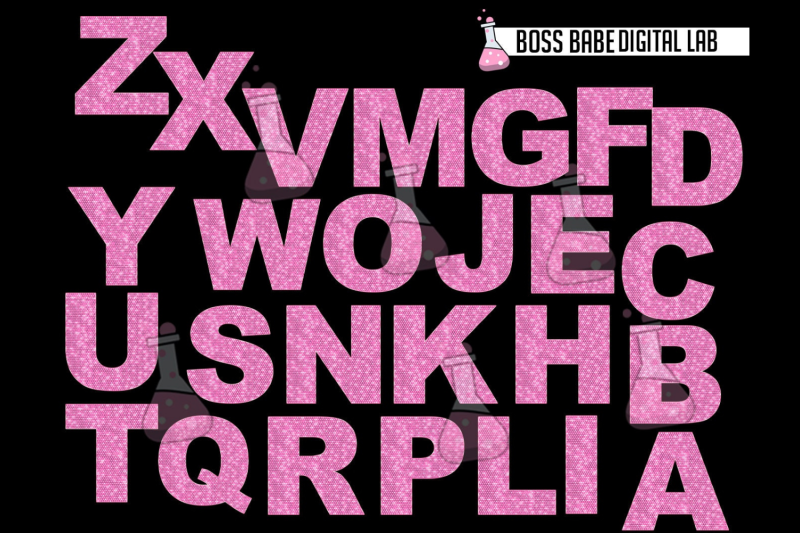 pink-diamond-alphabet-clipart