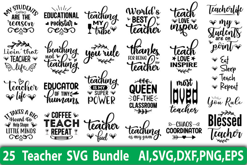 teacher-svg-bundle