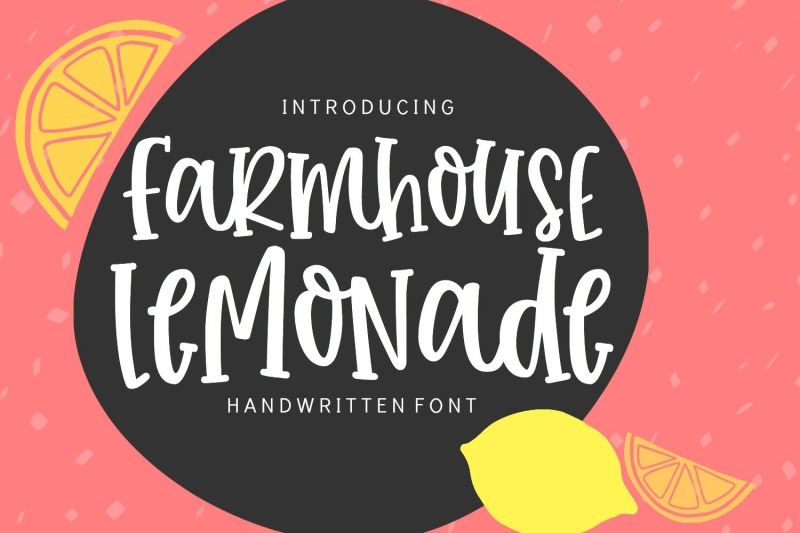 farmhouse-lemonade-handwritten-font