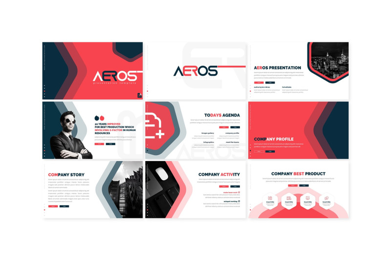 aeros-google-slide-template