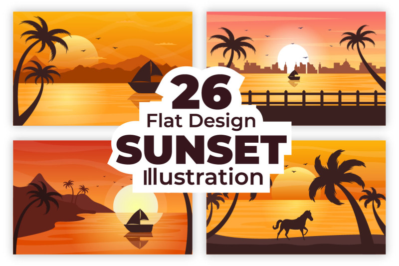 26-sunset-landscape-background-illustration