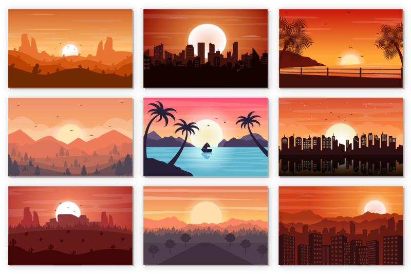 26-sunset-landscape-background-illustration