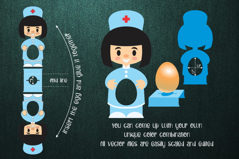 woman-doctor-egg-holder-template-svg