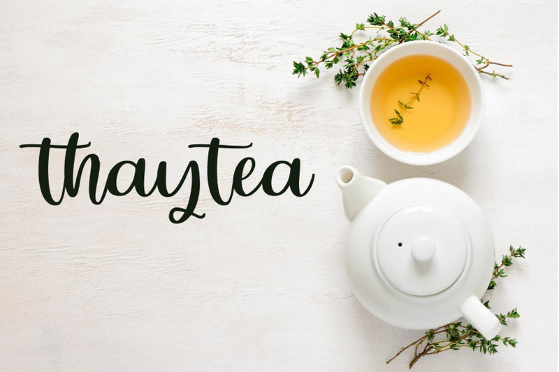 thaytea-handwritten-script-font