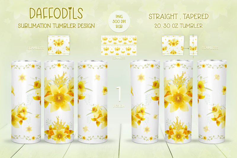 daffodils-sublimation-tumbler-design-20-30-oz