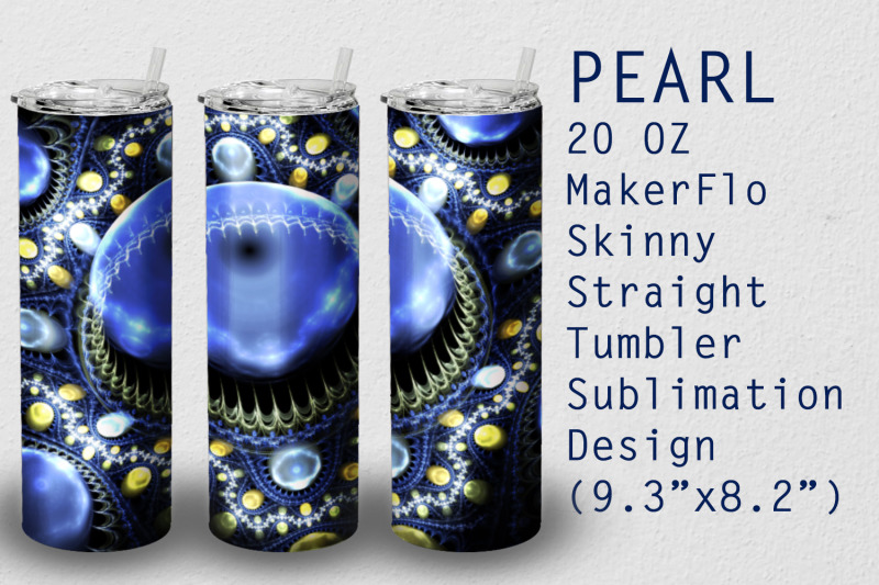 tumbler-straight-20-oz-sublimation-pearl-wrap-design