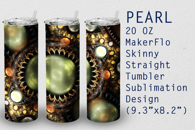 tumbler-straight-20-oz-sublimation-pearl-wrap-design