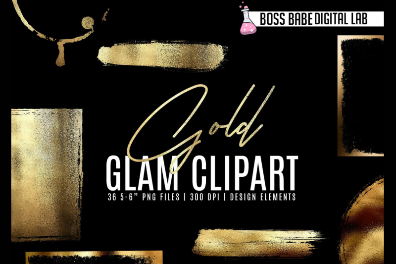 glam-gold-clipart
