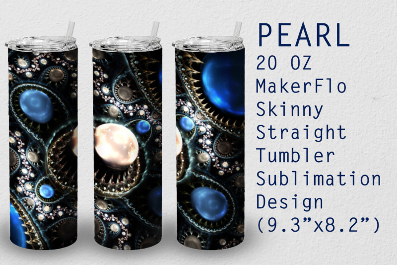 tumbler-straight-20-oz-sublimation-pearl-wrap-design