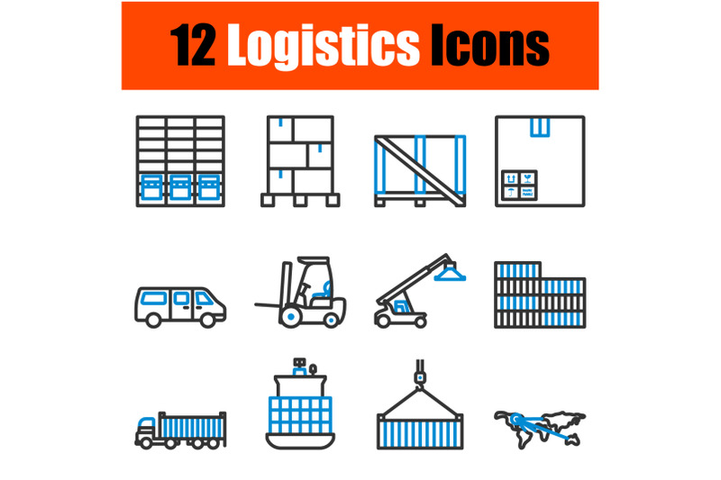 logistics-icon-set