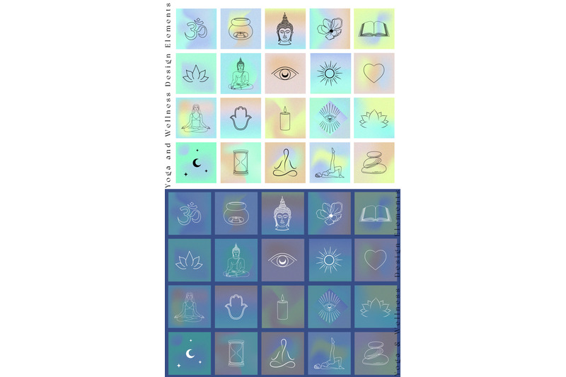 icons-logo-design-elements-yoga-wellness-health-medicine-tattoo