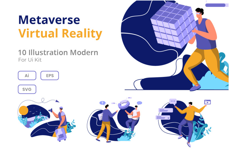 flat-illustration-metaverse-virtual-reality