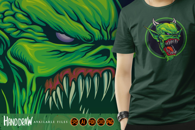 angry-monster-attack-mascot-illustrations