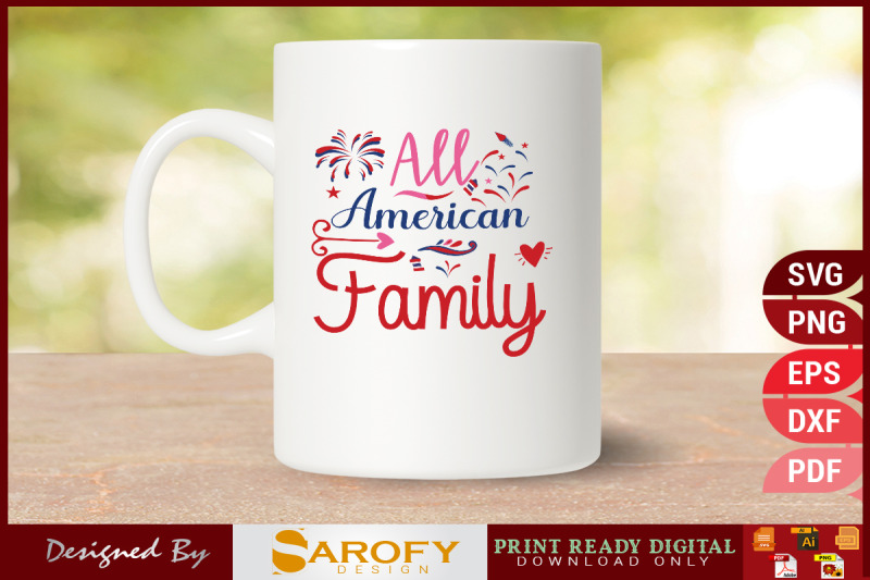 all-american-family-design-for-4th-of-july-for-usa-family