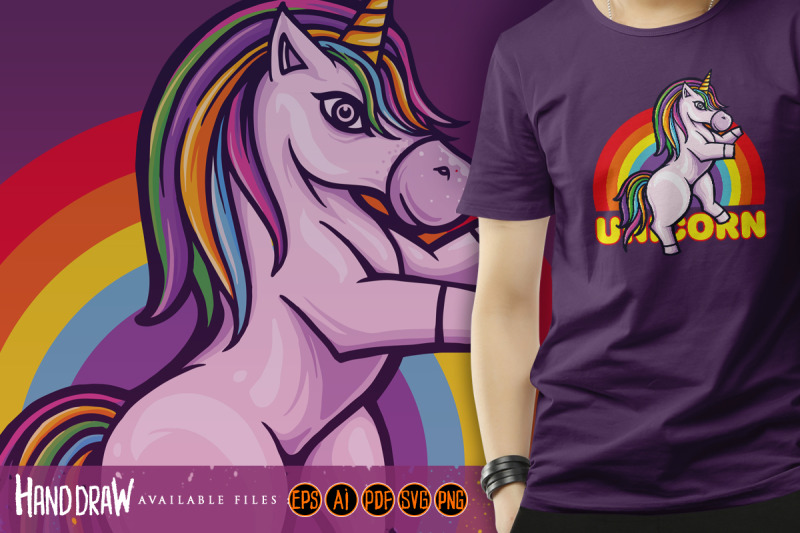 cute-unicorn-pony-rainbow-illustrations