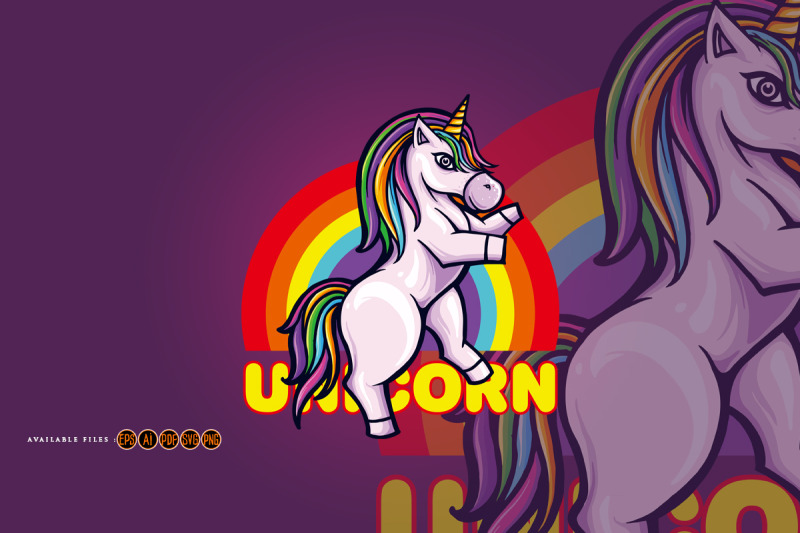 cute-unicorn-pony-rainbow-illustrations