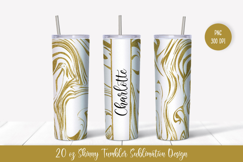 20oz-skinny-tumbler-sublimation-design-gold-marble-v-1