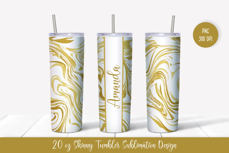 20oz-skinny-tumbler-sublimation-design-gold-marble-v-4